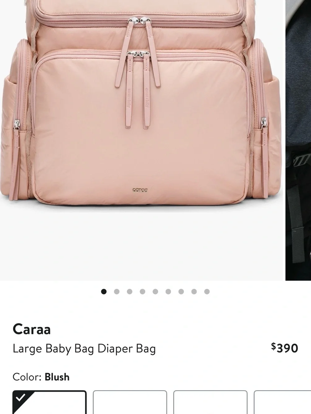 Caraa Blush LARGE Diaper Bag !!NWT!!